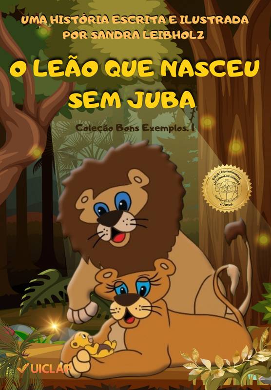 VEM COLORIR com O LEÃO QUE NASCEU SEM JUBA 