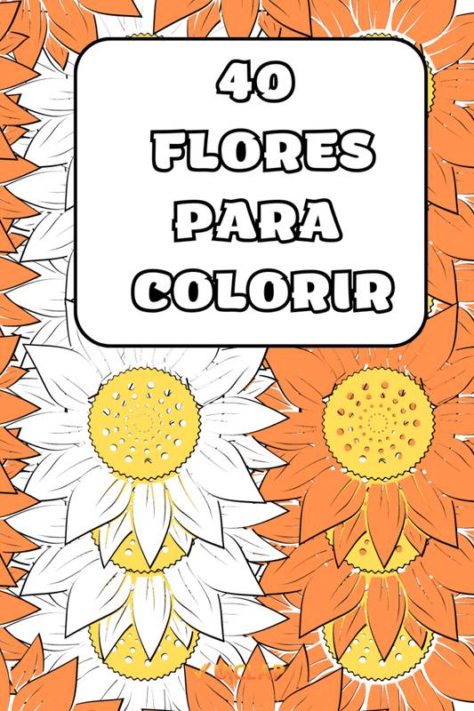 53 Desenho de Flor para Colorir e Imprimir - Colorir Tudo