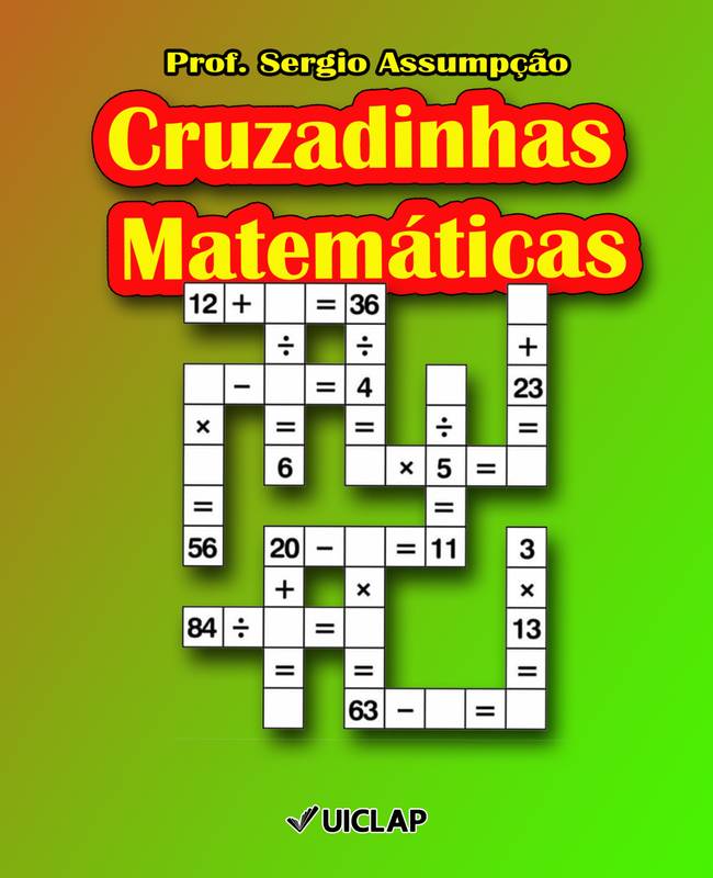 Cruzadinha de Matemática com Multiplicação e Divisão