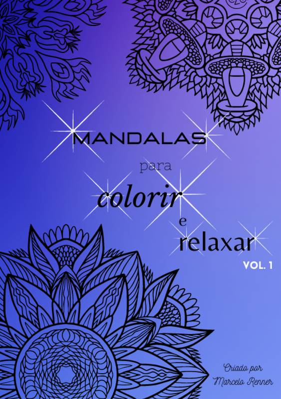 Desenho de Mandala para relaxar para Colorir - Colorir.com