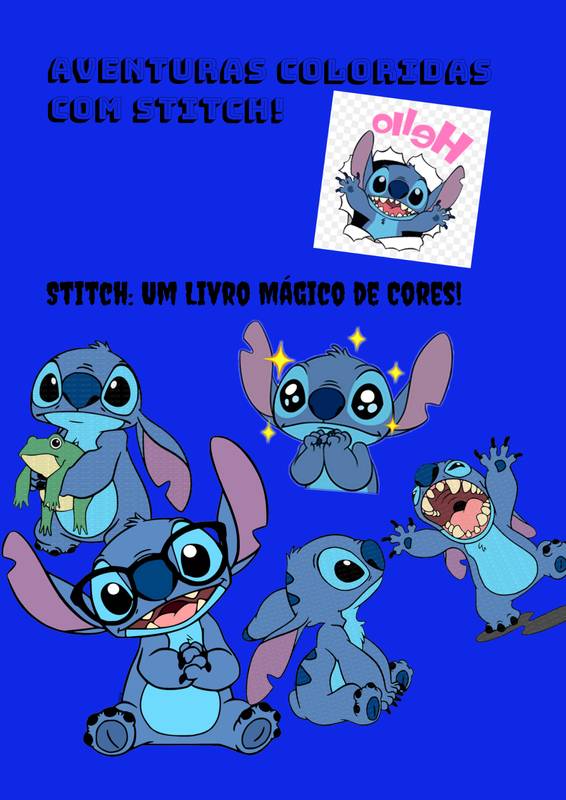 Desenhos para colorir de lilo com seu amigo azul: stitch -pt