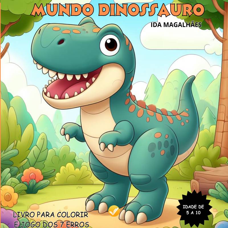 54 desenhos de dinossauros para colorir