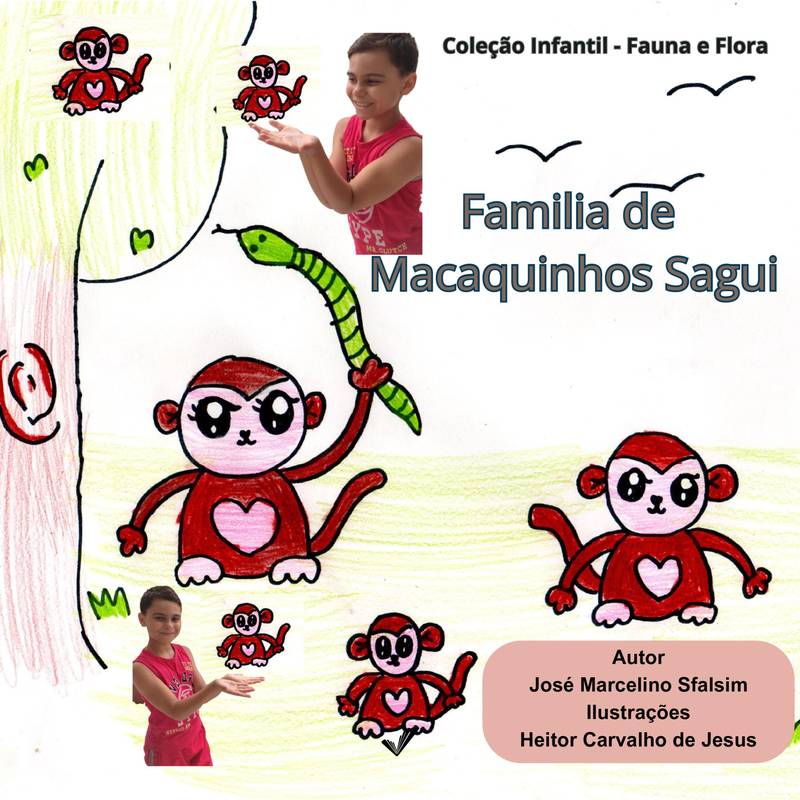A FAMÍLIA DE MACAQUINHOS SAGUI ⋆ Loja Uiclap
